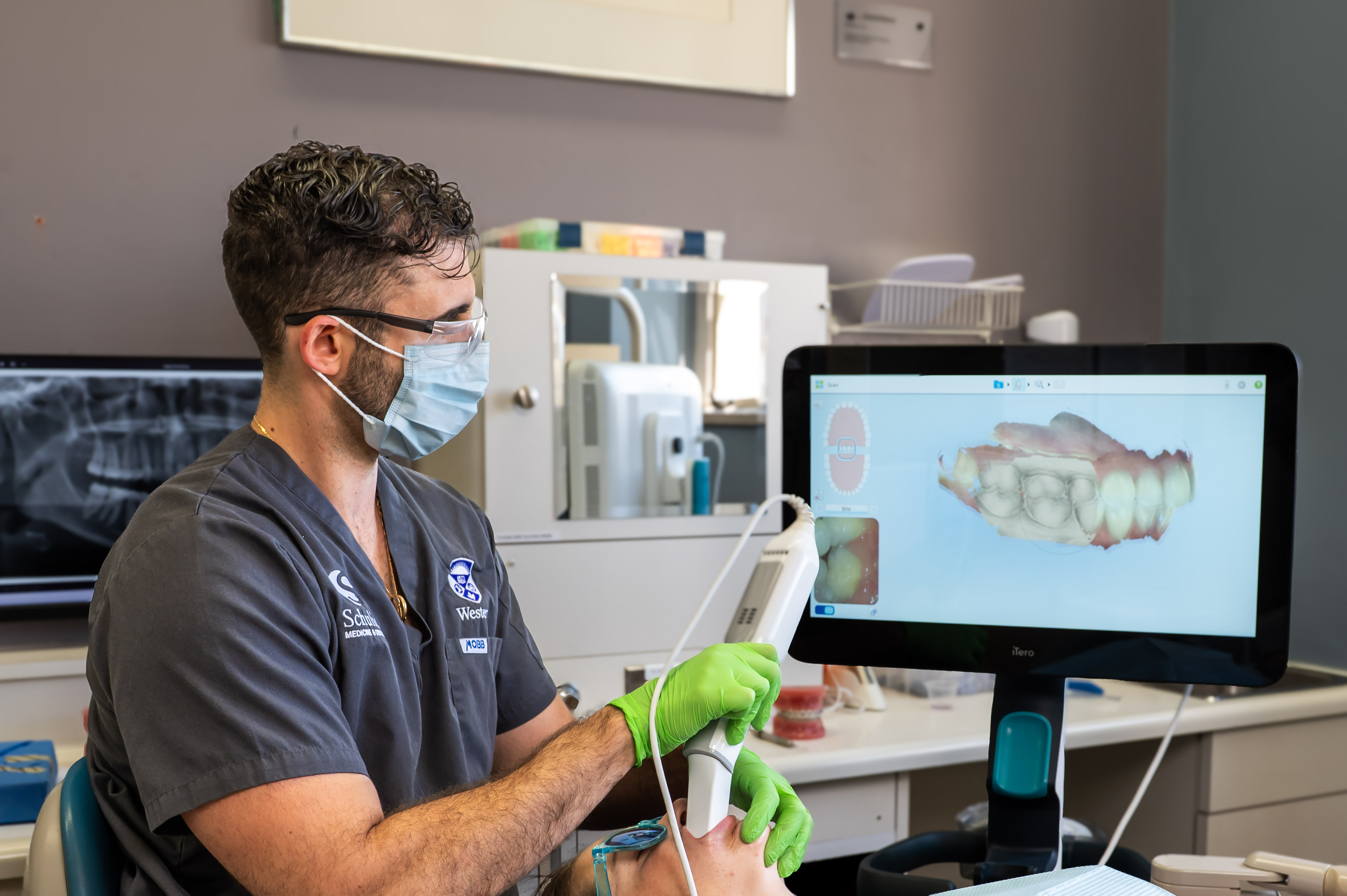 Scanning Image of Resident on a Patient